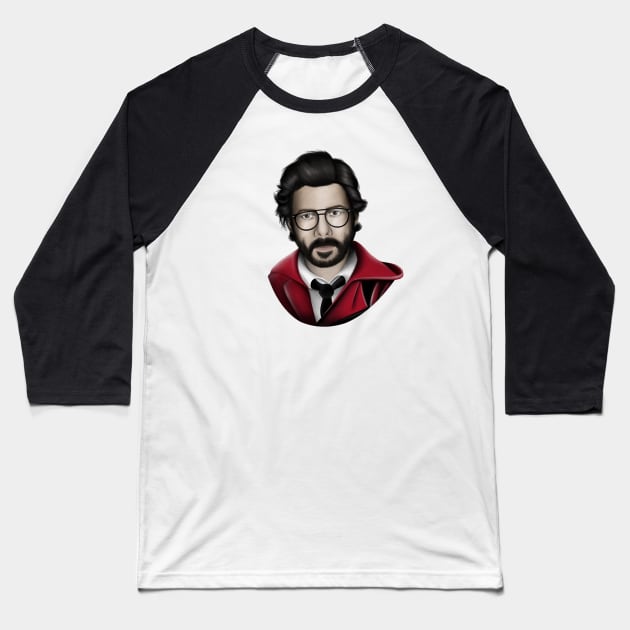 La casa de papel - El profesor Baseball T-Shirt by showmetype